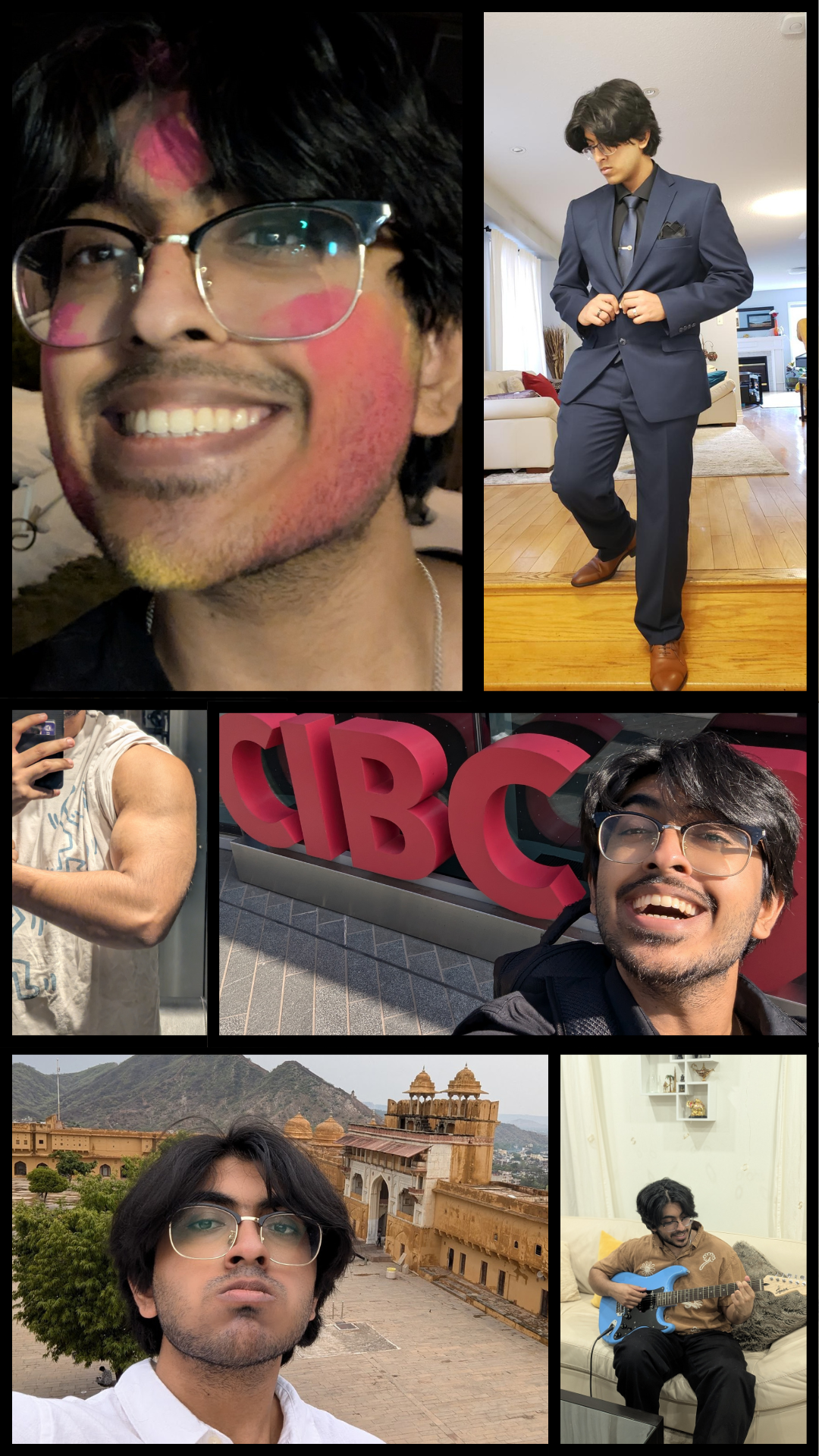 Photo Collage of Abhinav Bhati